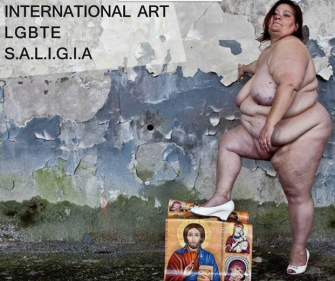 L’ICONA CALPESTATA: IMMAGINE GENIALE. E NON BLASFEMA