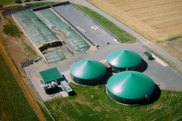 Un impianto di biogas