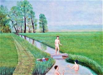 Quadri di “naïf didattico” fra risaie e prati a marcita / VIDEO