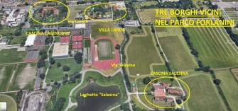 Un complesso di borghi e cascine nel Parco Forlanini