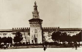 IL MODELLO IN LEGNO DELLA TORRE DETTA “DEL FILARETE”